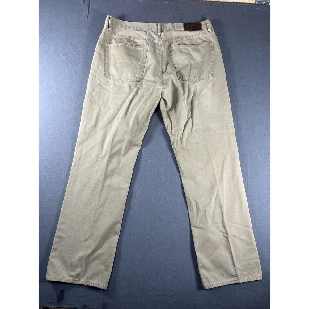 Polo Ralph Lauren Authentic Dungarees Khaki Jeans Pants Mens 34x30 Beige